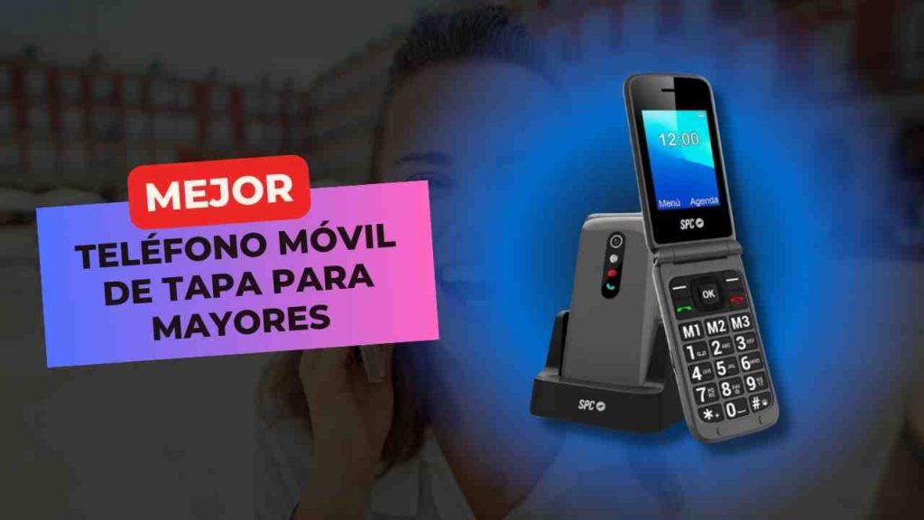 80 Telefono Movil de Tapa para Mayores