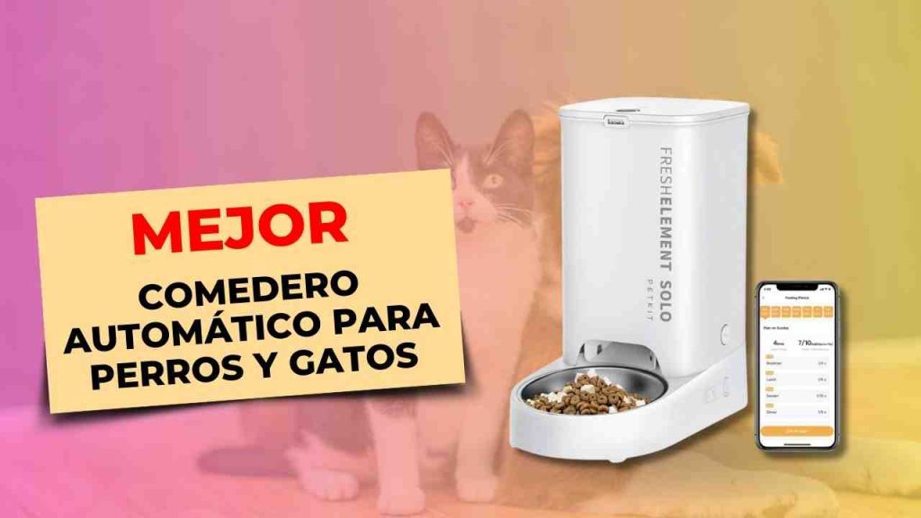 89 Comedero automatico para Perros y Gatos